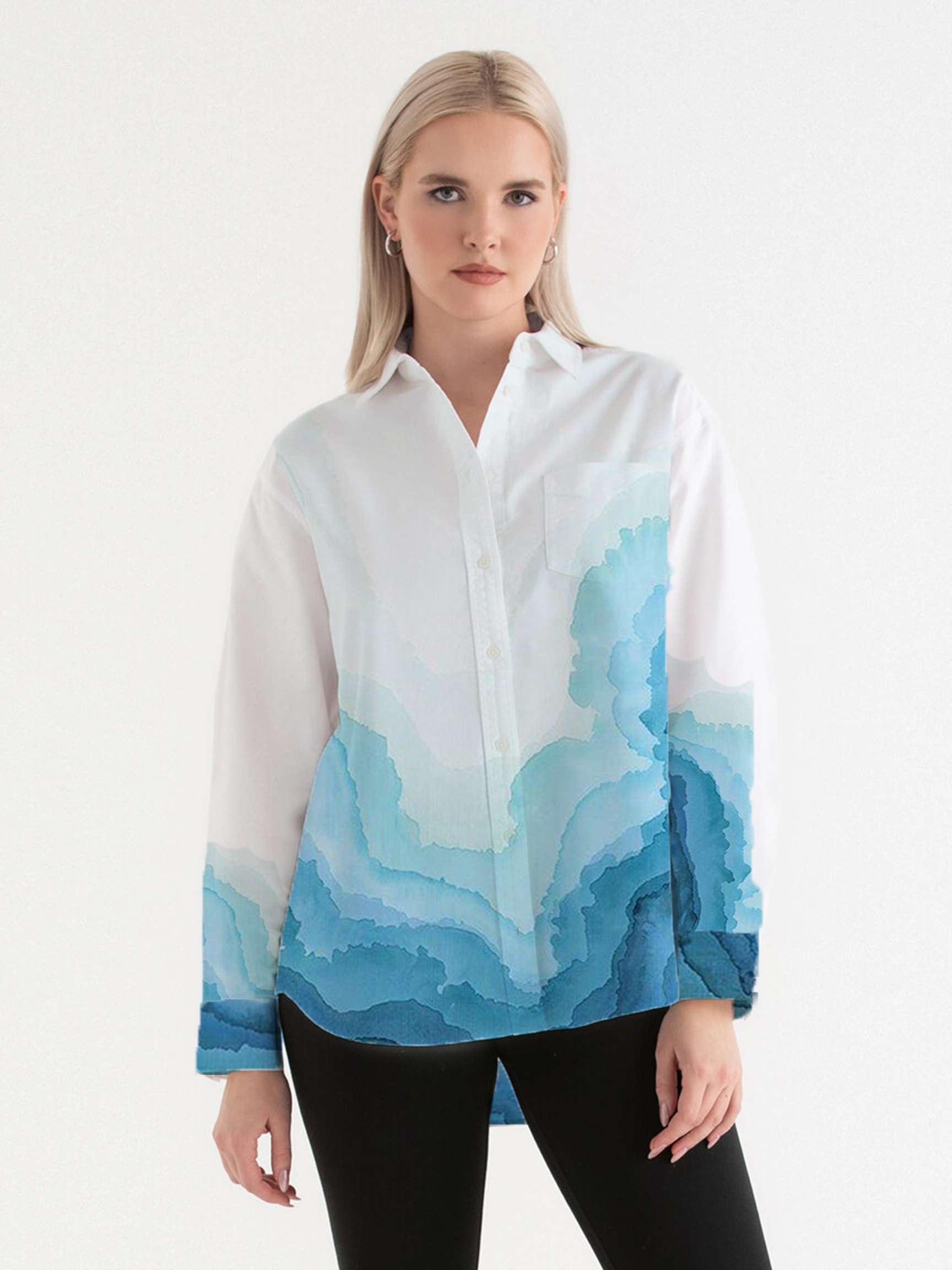 CLOUD PRINT SHIRT