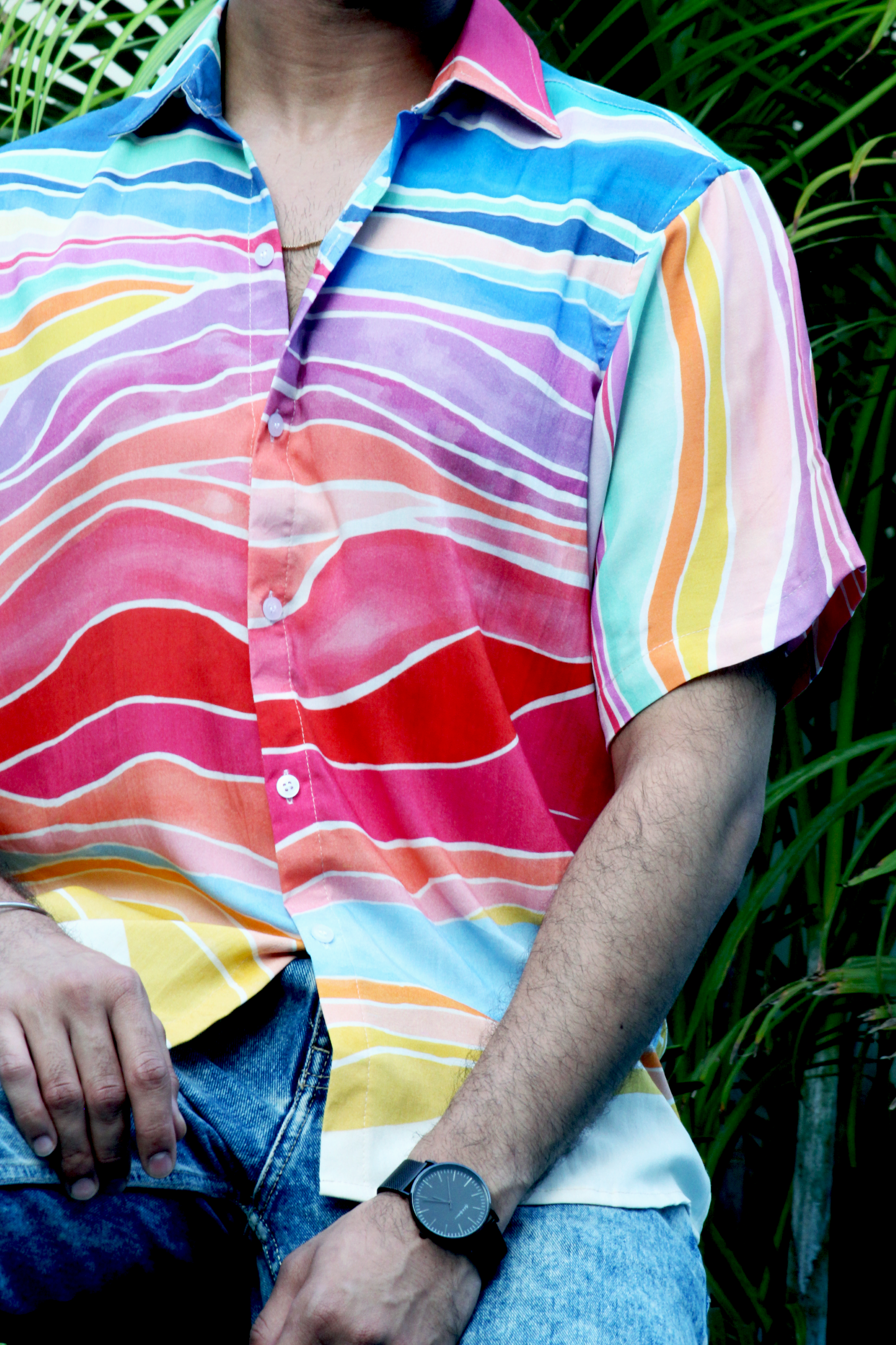 WAVY PRINTED SHIRT