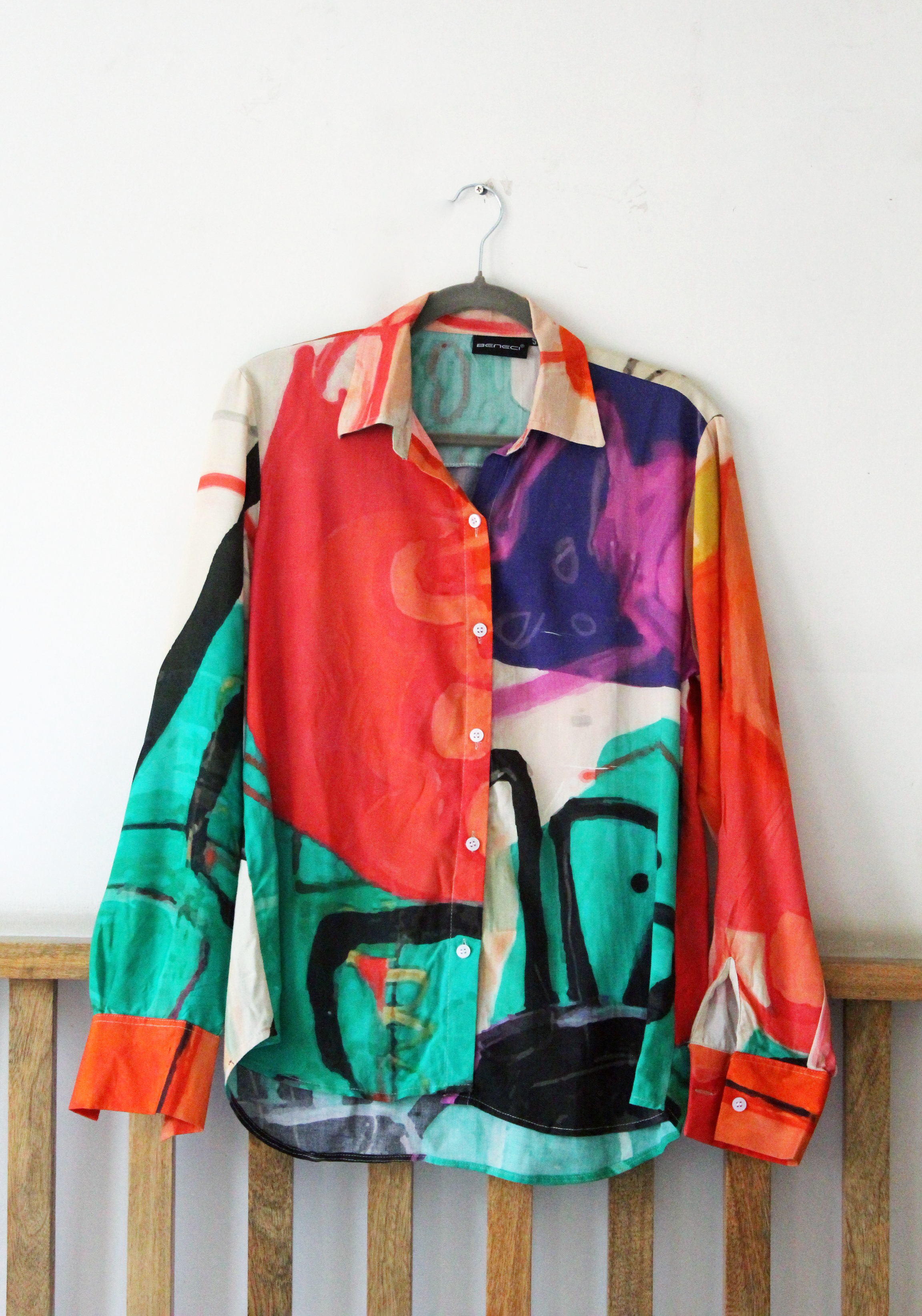 ABSTRACT PRINT FEMALE SHIRT