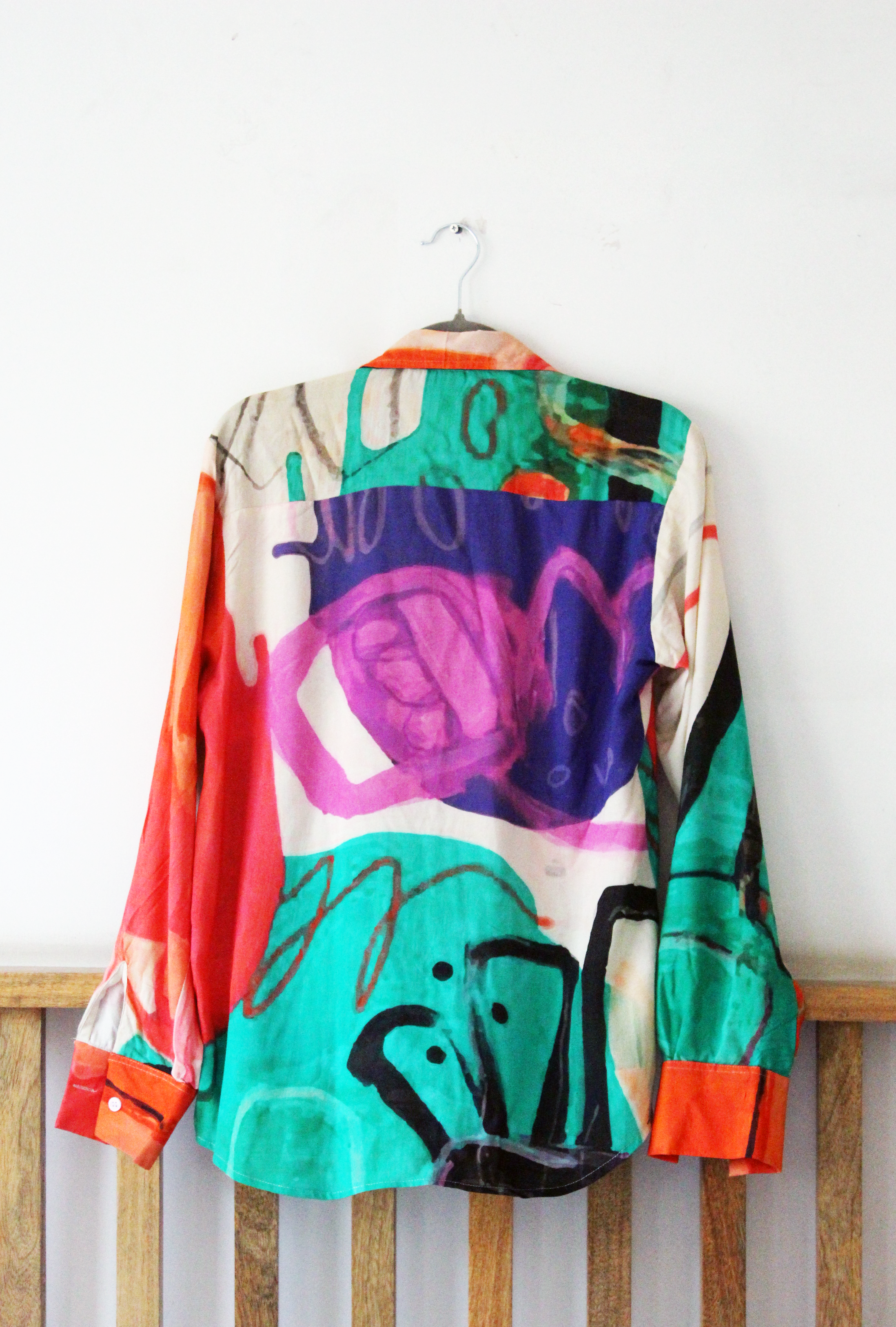 ABSTRACT PRINT FEMALE SHIRT